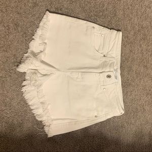 White Guess shorts